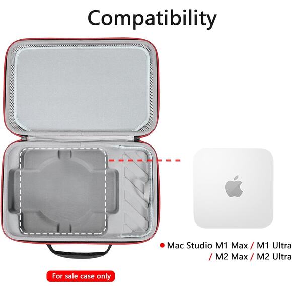 RLSOCO Hard Case for Apple Mac Studio M2 / M1 (Max/Ultra) - Picture 4 of 10